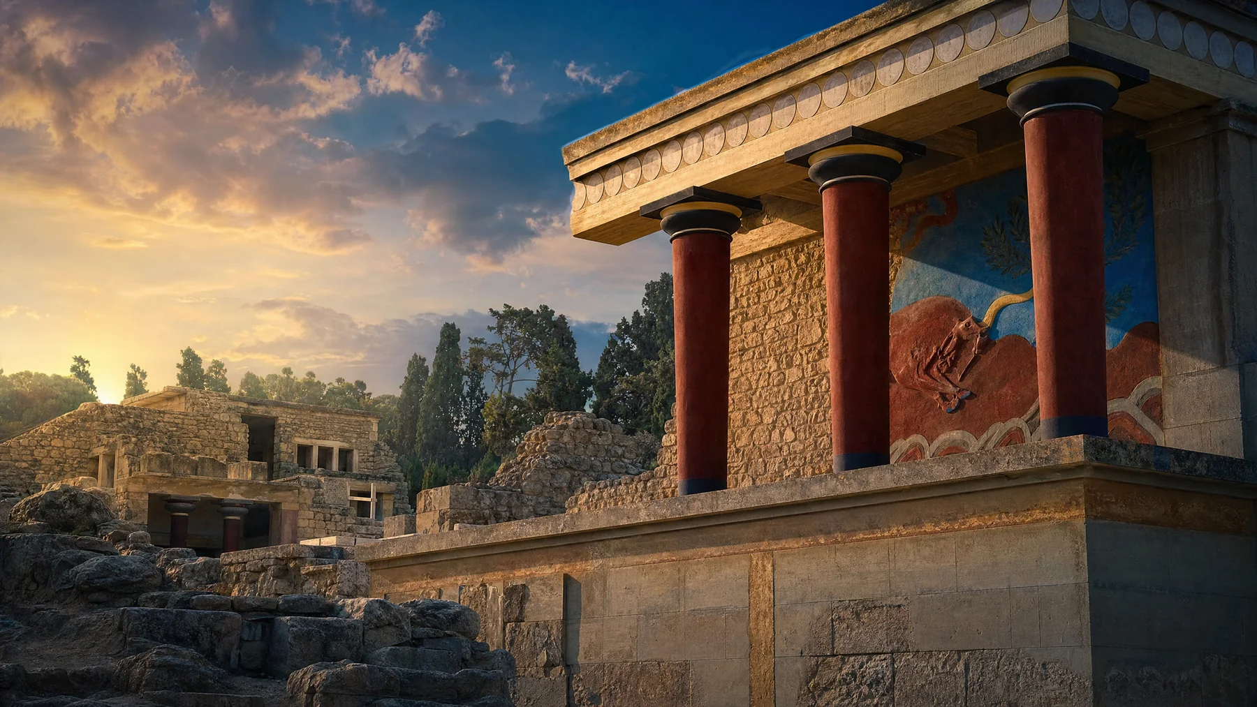 I Am in Crete. Standing at Knossos. Thinking About the End of Everything.