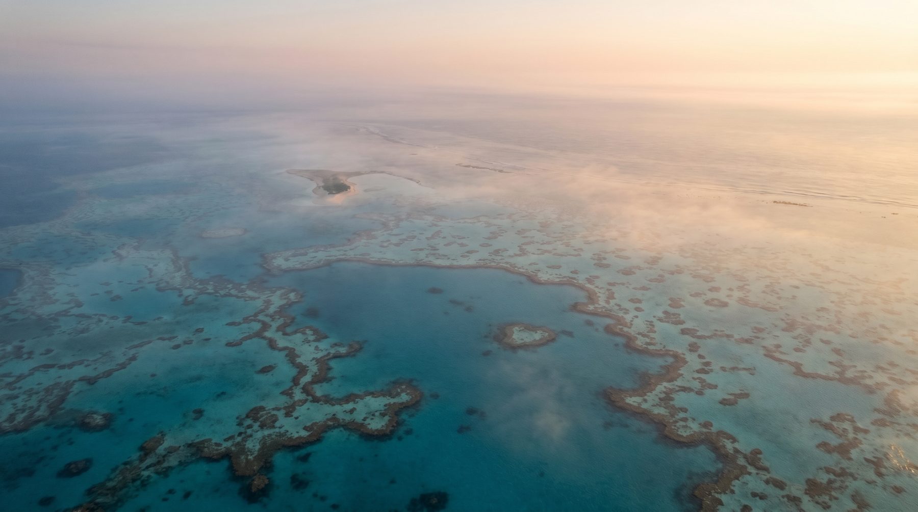 Great Barrier Reef from above — Australia