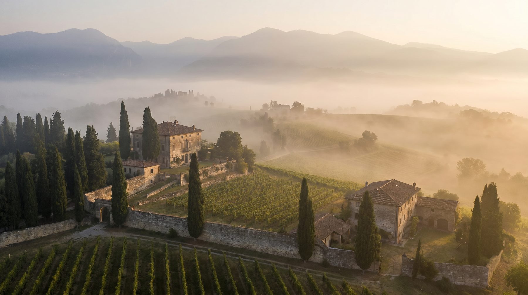 Northern Italian vineyard estate — Italy