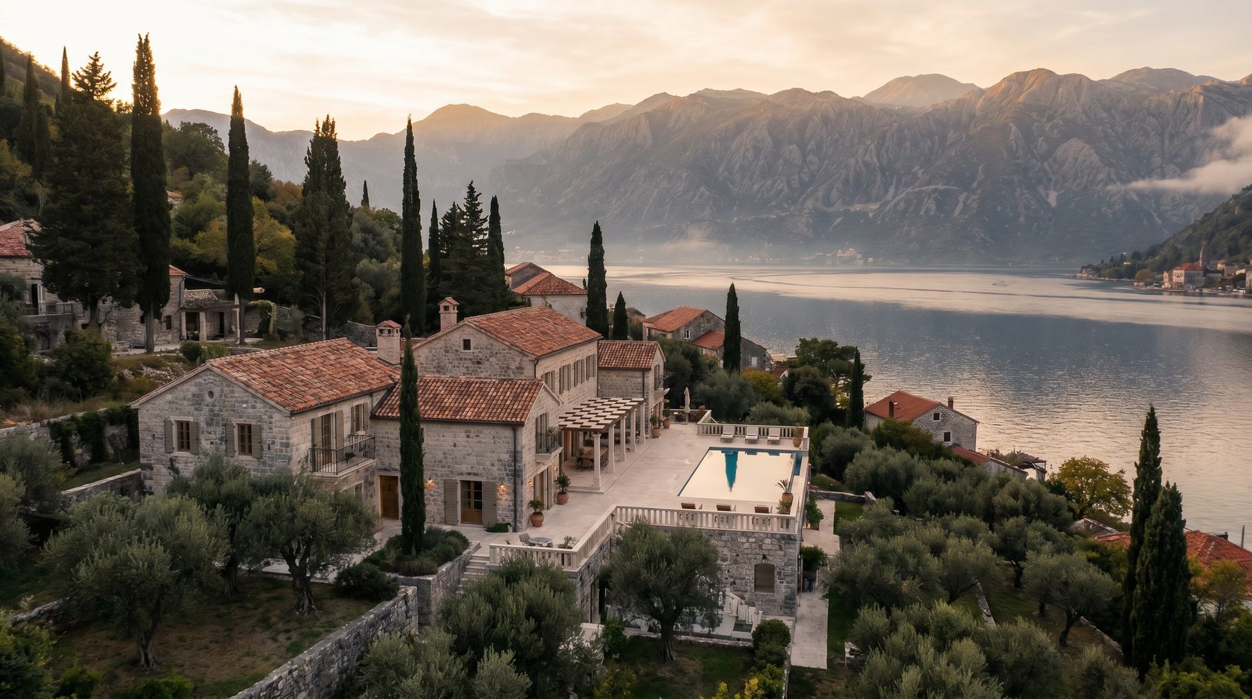 Real estate and settlement setting — Montenegro