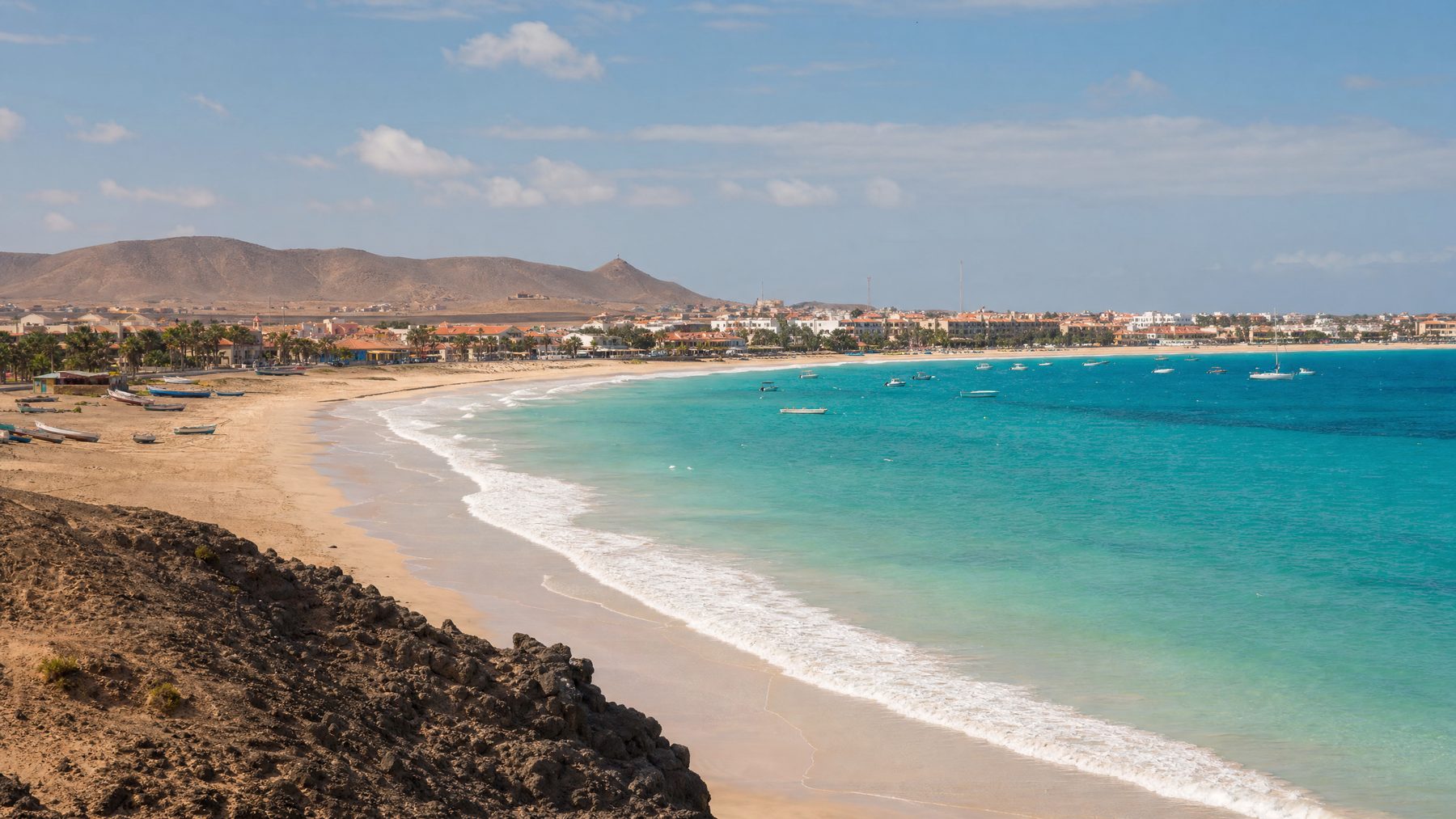 Santa Maria beach on Sal, Cape Verde