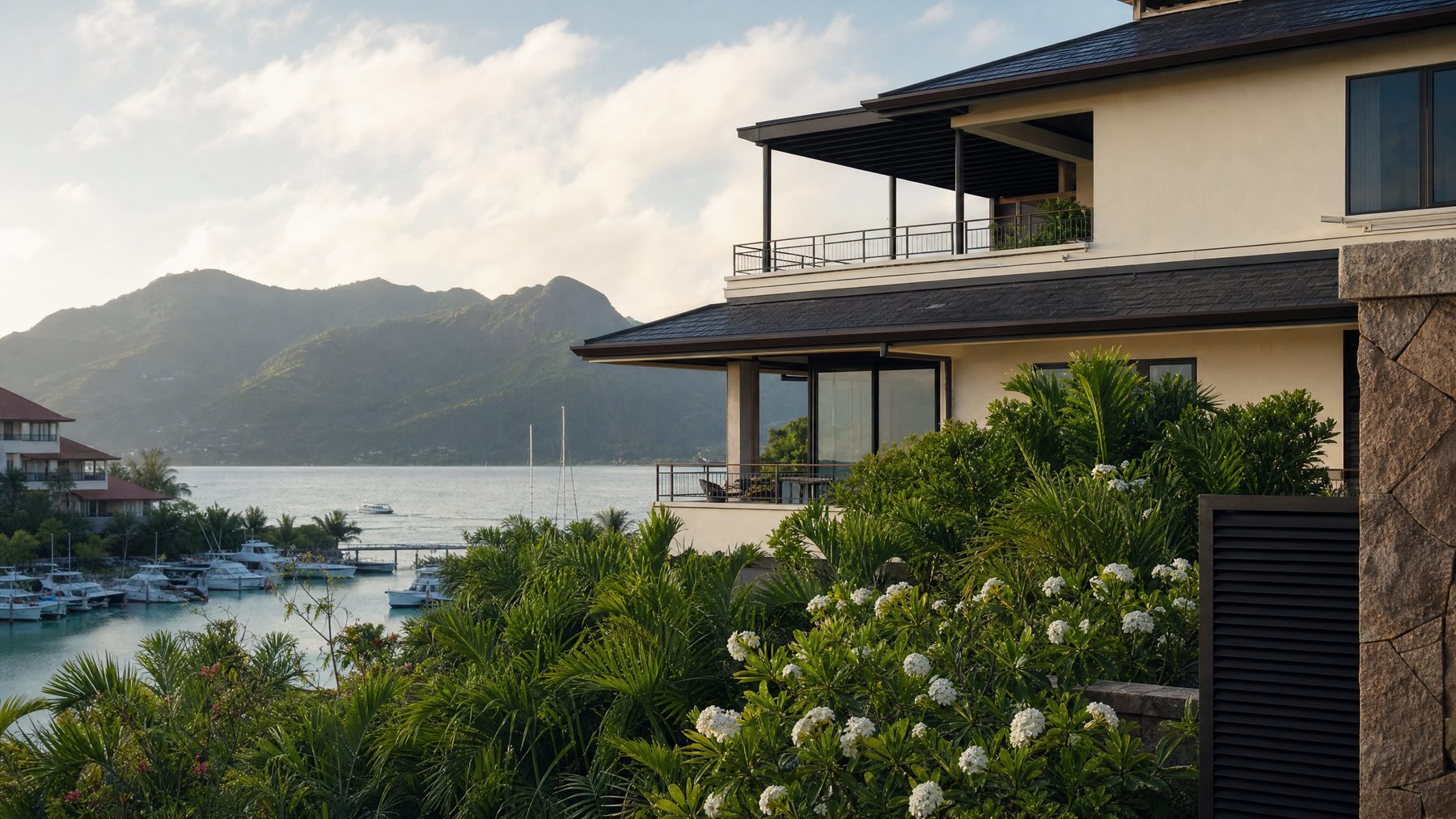 Eden Island property and marina in Seychelles